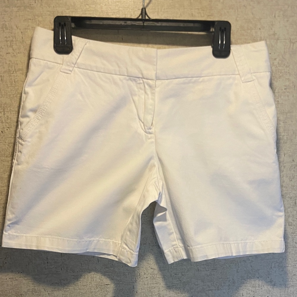 J. Crew Women's Classic White Shorts